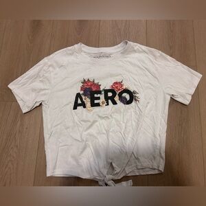 Aeropostale women’s white t shirt Size Small